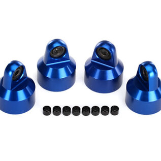 Traxxas TRA7764A  Blue Aluminum GTX Shock Cap (4) Fits X-Maxx & XRT
