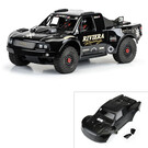 Proline Racing PRO363818 Pre-Cut 1997 Ford F-150 Trophy Truck “Riviera Edition” Tough Color (Black) Body for ARRMA Mojave 4S