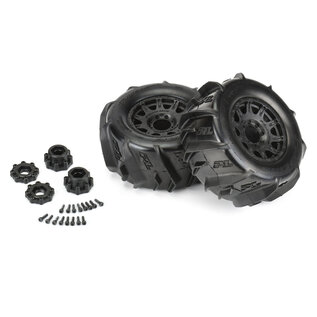 Proline Racing PRO1019210 Dumont 3.8 Paddle MTD on Raid Blk 17mm F/R