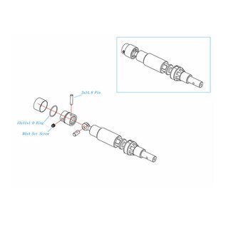HOT RACING HRATFFP288D CVD Driveshaft Diff Outdrives 4s V2