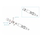 HOT RACING HRATFFP288D CVD Driveshaft Diff Outdrives 4s V2