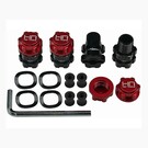 HOT RACING HRAGRR117XT02 Aluminum Heavy Duty 17mm Hex Hubs 10mm Offset Arrma GORGON
