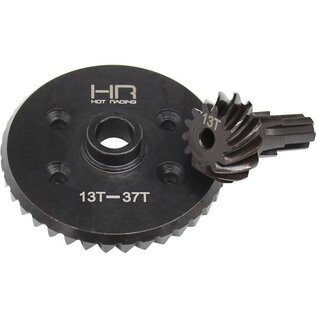 HOT RACING HRAATF9337 Steel Helical Diff Ring/Pinion - BLX 3S 4S