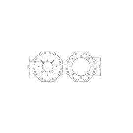 R1wurks R1-900107 11mm R1WURKS Forged Carbon Slipper Pads, Fits Schumacher