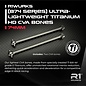 R1wurks R1-900122 R1WURKS (B74 Series) Ultra-lightweight Titanium HD CVA Bones, 74mm