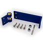 Traxxas TRA5742X  Blue Rudder Mount & Rudder Pivot
