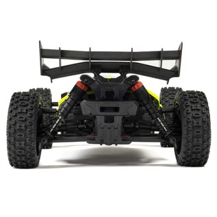 Arrma ARA4306V4T2 Yellow 1/8 Typhon 223S BLX Brushless RTR 4WD Buggy w/SLT3 2.4GHz Radio & DSC