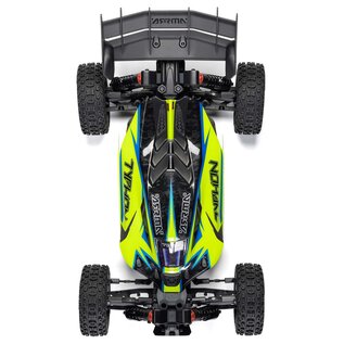 Arrma ARA4306V4T2 Yellow 1/8 Typhon 223S BLX Brushless RTR 4WD Buggy w/SLT3 2.4GHz Radio & DSC