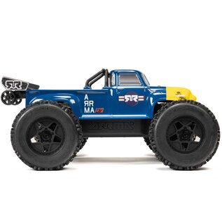 Arrma ARA8611V6T2 Blue 1/8 NOTORIOUS 6S V6 4X4 BLX Brushless Stunt Truck RTR