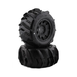 Proline Racing PRO1019210 Dumont 3.8 Paddle MTD on Raid Blk 17mm F/R