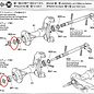 HOT RACING HRACB1020 Hot Racing Clod Buster C-Hub/Drive Shaft Tube w/Bearing