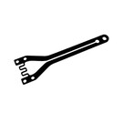 Xray XRA301079-K  XRay X4 22-25 Glass Fiber Upper Deck - Split Front