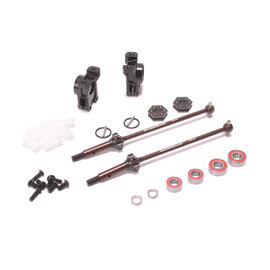 Schumacher U8681 Option Alloy Rear Hub / CVD Assembly (-2mm) - L1R