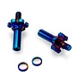 J Concepts JCO2827-1  Blue Adjustable Titanium Front Axle (2) for B7