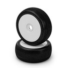 J Concepts JCO4034-12  Green Relapse Tire Mounted on 3357W White Wheels 403412