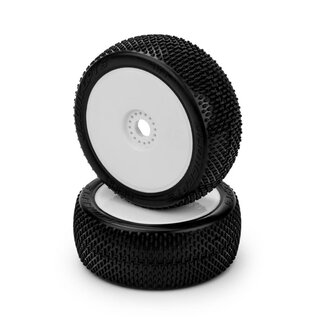 J Concepts JCO4114-12  Green Arina Tires Mounted on 3357W White Wheels 411412