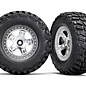 Traxxas TRA5881X  Kumho SCT Tires Mounted on Satin Chrome Wheels (2) Traxxas TRA5881X  Kumho SCT Tires Mounted on Satin Chrome Wheels (2)