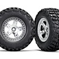Traxxas TRA5881 T&W STN CHRM,BLK/KUHMO FRNT TIRE