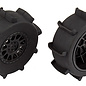 Team Associated ASC71062 Sand Paddle Tires and Method SC Wheels, mounted, black, rear