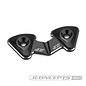 J Concepts JCO5203-2 Black RC10B7 aluminum 1-piece rear wing button