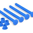 J Concepts JCO2431-1 Blue 1/8th off-road tire stick - holds 4 mounted tires