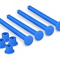 J Concepts JCO2431-1 Blue 1/8th off-road tire stick - holds 4 mounted tires