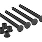 J Concepts JCO2431-2 Black 1/8th off-road tire stick - holds 4 mounted tires