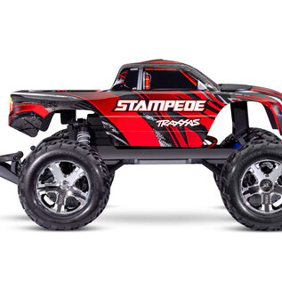 Traxxas TRA36254-8  Red Stampede 1/10 Scale Monster Truck w/ Battery & USB-C
