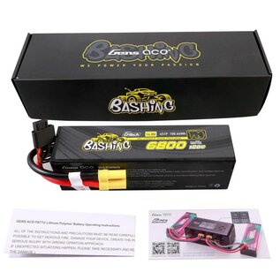 Gens Ace GEA684S12E5GT G-Tech 4S Bashing Series Hardcase LiPo 120C (14.8V/6800mAh) w/EC5