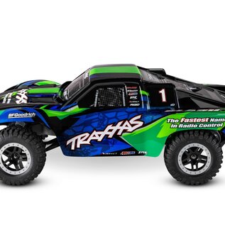 Traxxas TRA58376-74  Green  Slash 2WD VXL HD Short Course Racing Truck
