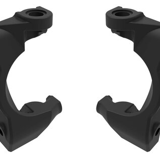 Traxxas TRA10732-BLK  Black Caster Blocks (C-Hubs), Left & Right for Mini Maxx