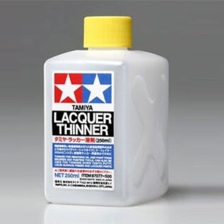 Tamiya TAM87077 Lacquer Thinner 250ml Bottle
