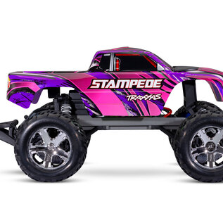 Traxxas TRA36254-8  Pink Stampede 1/10 Scale Monster Truck w/ Battery & USB-C