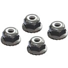 Arrma ARAC9699  Flanged Nyloc Locknut 4mm Silver (4) AR708008