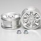 Tamiya TAM50676 RC Mini Cooper Chrome Wheels (2pcs)