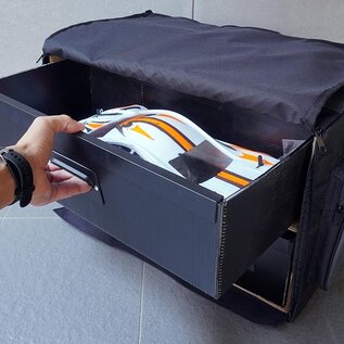 KOS KOS32223  1/10 3 Drawer Touring Car Bag (1/10 Touring, 1 Large & 2 Medium)