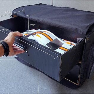 KOS KOS32223  1/10 3 Drawer Touring Car Bag (1/10 Touring, 1 Large & 2 Medium)