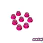 Sortafast SF-ALNF03-PK  Sortafast Aluminum Flanged Locknut M3 Hot Pink (8)