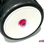 Sortafast SF-HXNT04-PK  Sortafast Aluminum Flanged Locknut M4 Hot Pink (4)