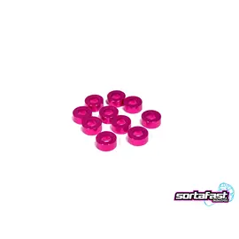 Sortafast SF-ALS250-PK  Sortafast Aluminum Shims 3x6x2.5mm Hot Pink (10)