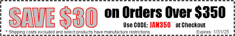 $30 Off on Orders over $350 | CODE: JAN350