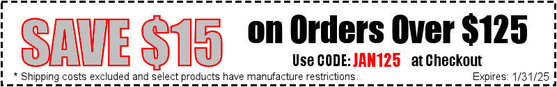 $15 OFF on orders over $125 | CODE: JAN125