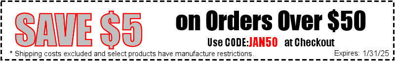 $5 OFF on orders over $125 | CODE: JAN50