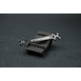 KOS KOS13231  Koswork Turnbuckle Wrench (3.2, 4, 5, 5.5, 7 & 8mm)