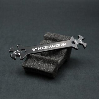 KOS KOS13231  Koswork Turnbuckle Wrench (3.2, 4, 5, 5.5, 7 & 8mm)