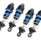 Traxxas TRA10765-BLUE Blue Shocks GTR Long W/Springs (4) for Mini Maxx