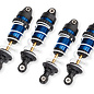 Traxxas TRA10765-BLUE Blue Shocks GTR Long W/Springs (4) for Mini Maxx