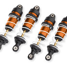 Traxxas TRA10765-ORNG Orange Shocks GTR Long W/Springs (4) for Mini Maxx