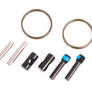 Traxxas TRA9656X Rebuild kit, steel constant-velocity driveshafts, center (front or rear) Sledge