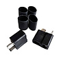Deans WSD1315  Ultra Plug HB Black, Female 2-Pack for 10~12AWG Gauge Wire